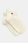 Dětské ponožky Tommy Hilfiger 2-pack béžová barva, 701232720