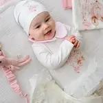Dětská čepice Jamiks TEONA béžová barva, z tenké pleteniny, JLH041