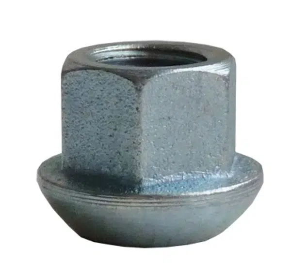 Disková matice M12x1,5, výška 21 mm, klíč 17, pro Škoda 105 - Ferdus 11.58 Varianta: M14x1.5. koule R13. výška 20.4 mm. klíč 19. pro Škoda 1203