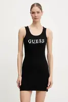Šaty Guess SUNFLOWER černá barva, mini, přiléhavé, V5GK06 K8RT2