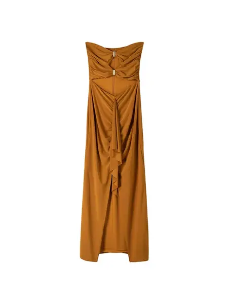 Bershka Šaty  sépiová