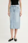 Džínová sukně Levi's HR BACK SLIT SKIRT