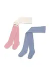 Konges Sløjd  Dětské punčocháče  2 PACK CHERRY LUREX TIGHTS 2-pack