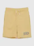 Žlté chlapčenské teplákové kraťasy GAP