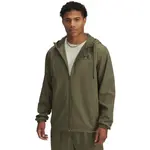 Under Armour RIVAL WOVEN WINDBREAKER Pánska bunda, tmavo zelená, veľkosť M