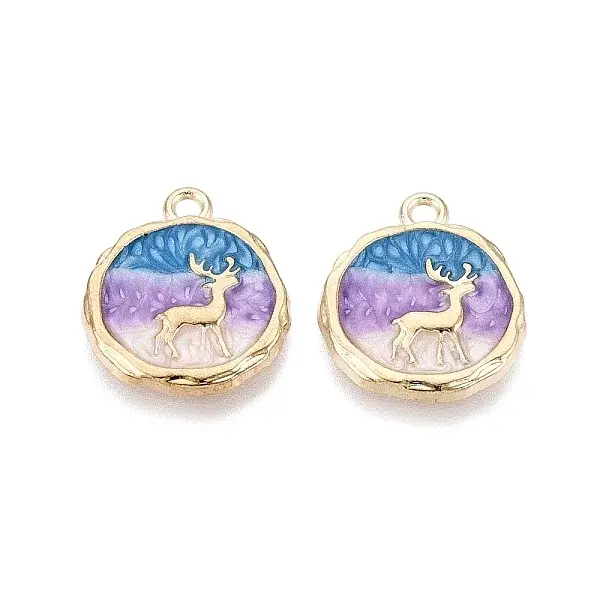 Alloy Enamel Pendants