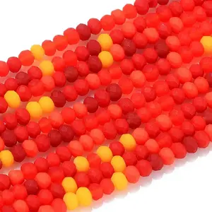 Faceted Glass Beads Strands