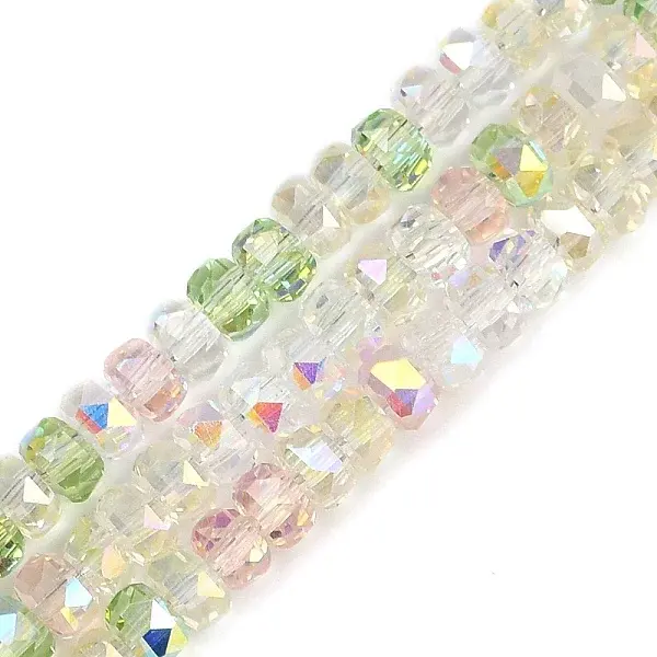 Electroplate Glass Beads Strands