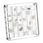 36 Grids Acrylic Shell Storage Box with Lid