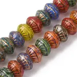 Painted Glass Beads Strands