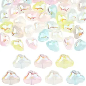 35Pcs 7 Colors Transparent Acrylic Beads