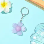Flower Resin Keychain