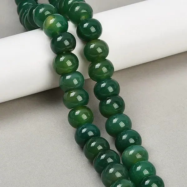 Dyed Natural Agate Beads Strands