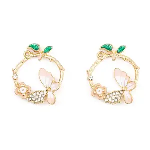 Rack Plating Alloy Enamel Pendants