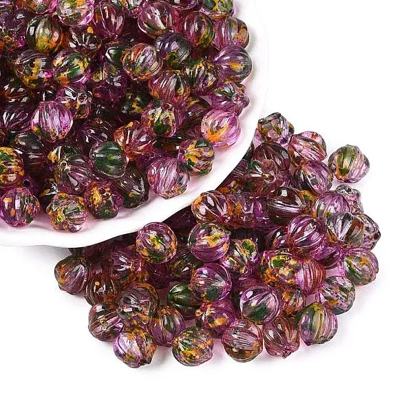 Picasso Transparent Glass Beads