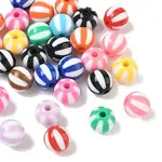 30Pcs Strip Opaque Acrylic Beads