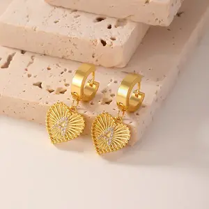 Geometric Hoop Earrings with High-end and Elegant Style