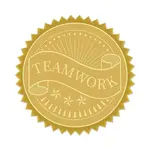 Plastic Self Adhesive Gold Foil Embossed Stickers