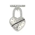 Brass Enamel Toggle Clasps