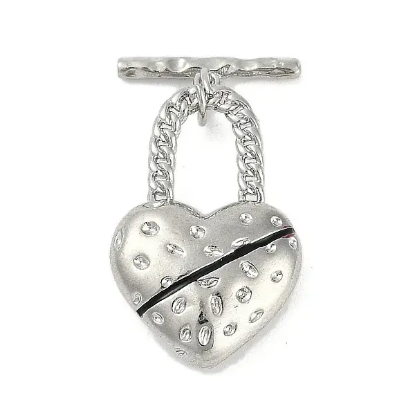 Brass Enamel Toggle Clasps