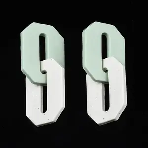 Handmade Polymer Clay Linking Rings