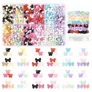 131.1G 23 Styles Opaque Acrylic Beads