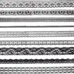 8 Styles Polyester Lace Trim