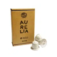 Kapsle Zlaté Zrnko pro kávovary Nespresso Original® - Aurélia (100% arabika, kapsle z biologicky rozložitelného plastu) 12 ks