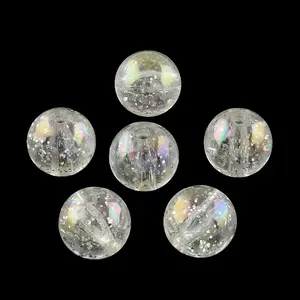 Round AB Color Transparent Acrylic Beads