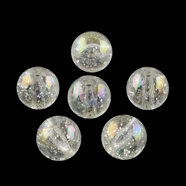 Round AB Color Transparent Acrylic Beads