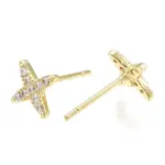 Brass Ear Studs