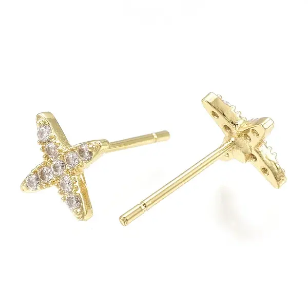 Brass Ear Studs