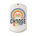Non-Tarnish Pride 201 Stainless Steel Big Pendants