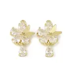 Brass Micro Pave Cubic Zirconia Pendants