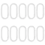 10Pcs Alloy Spring Gate Rings