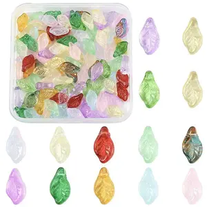 112Pcs 14 Styles Glass Beads