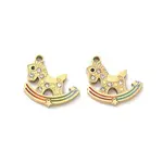 304 Stainless Steel Rhinestone Pendants