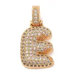 Brass Micro Pave Cubic Zirconia Pendants