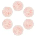 12Pcs Handmade Faux Rabbit Fur Pom Pom Ball Covered Pendants