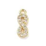 Brass Micro Pave Cubic Zirconia Pendants