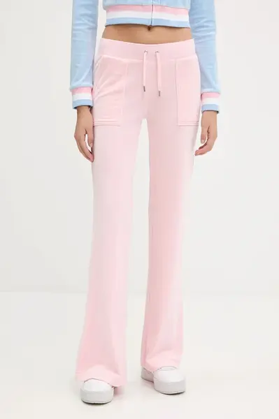 Juicy Couture tepláky dámské LAYLA POCKET LR