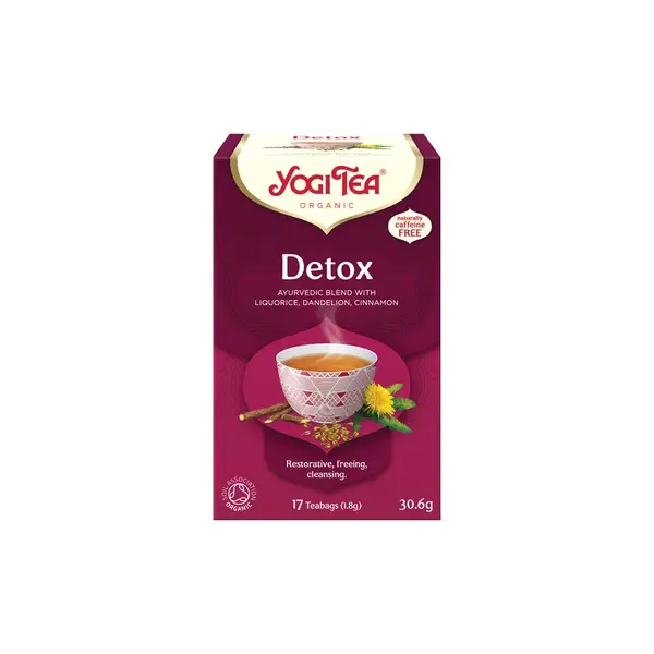 YOGI TEA Detox BIO porcovaný čaj 17 sáčků