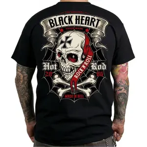Triko BLACK HEART Crusty Demons černá XXL
