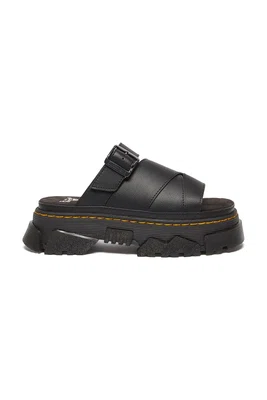 Pantofle Dr. Martens Mattison dámské, černá barva, na platformě, DM40900001