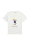 Tričko Polo Ralph Lauren bílá barva, 323979103002