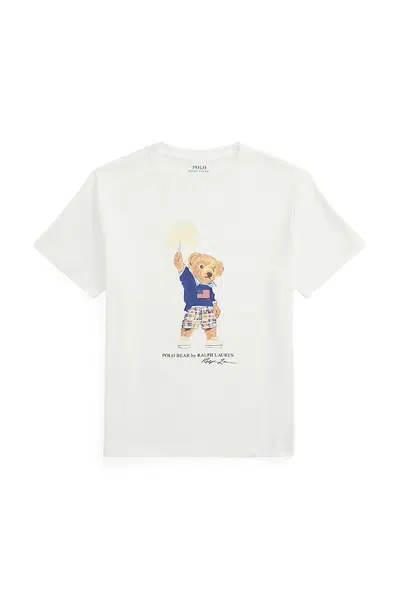 Tričko Polo Ralph Lauren bílá barva, 323979103002