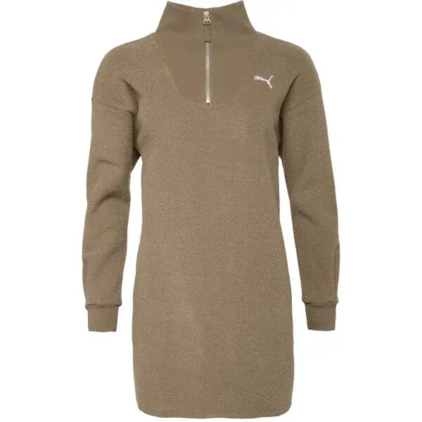 Puma HER WINTERIZED TOP Dievčenský top, hnedá, veľkosť