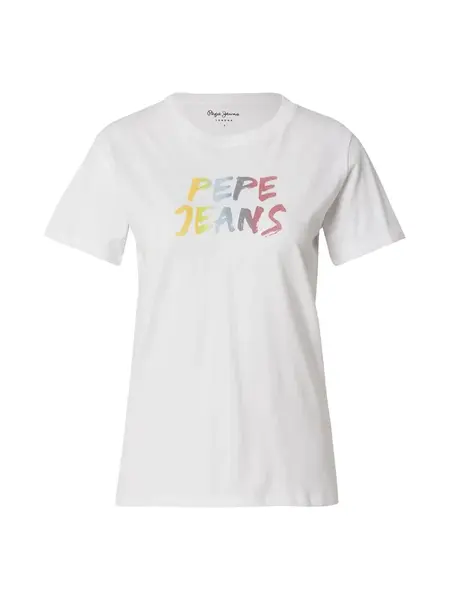 Pepe Jeans Tričko  modrá / žltá / staroružová / biela