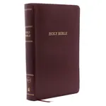 KJV Holy Bible: Personal Size Giant Print with 43,000 Cross References, Burgundy Leather-Look, Red Letter, Comfort Print: King James Version - Thomas 
