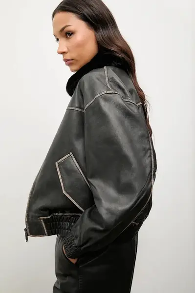 Kožená bunda Answear.LAB